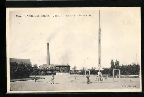 AK Mazingarbe-Les-Brebis, Place de la Flosse No.6