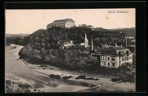 AK Dolní Kounice, Panorama, Zámek