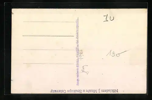 AK Oslavany, Blick über die Dächer