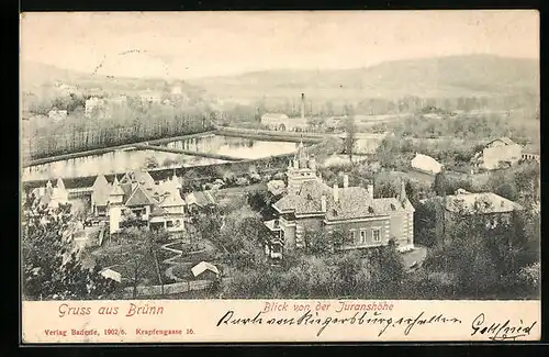 AK Brünn / Brno, Blick von der Juranshöhe