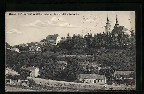 AK Wranau, Panorama mit Kirche