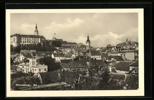 AK Nikolsburg, Heiliger Berg, Panorama