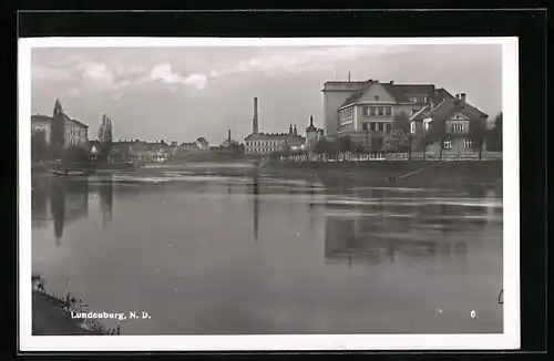 AK Lundenburg, Blick übers Wasser