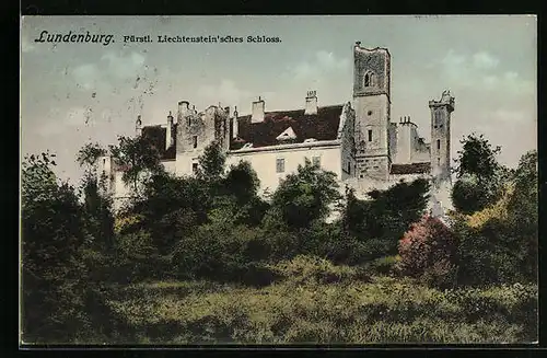 AK Lundenburg, Fürstl. Liechtenstein`sches Schloss