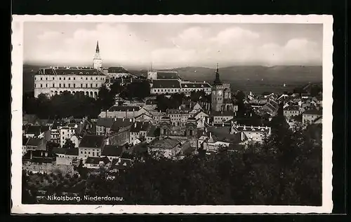 AK Nikolsburg, Totalansicht mit Schloss