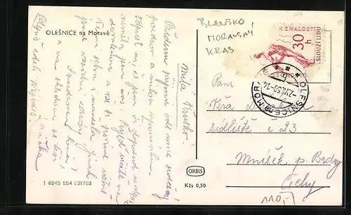 AK Olesnice na Morave, Panorama