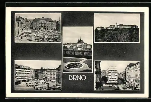 AK Brünn / Brno, Ansichten der Stadt