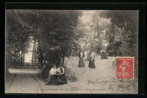 AK Villepinte, Sanatorium, A la Montagne