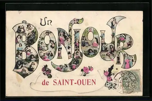 AK Saint-Ouen, Un Bonjour