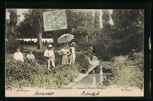 AK Neuilly-Plaisance, Canal de Poulet Langlet