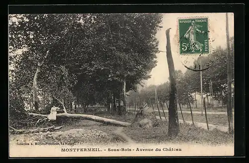 AK Montfermeil, Avenue du Château