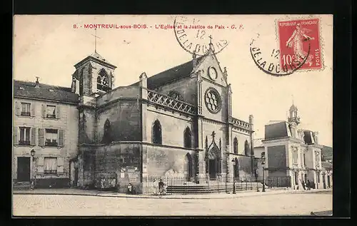 AK Montreuil-sous-Bois, L`Eglise et la Justice de Paix