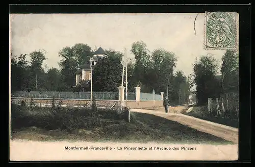 AK Montfermeil-Franceville, La Pinsonnette et l`Avenue des Pinsons