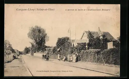 AK Gargan-Livry, L`Avenue de Sully et l`Etablissement Boissard