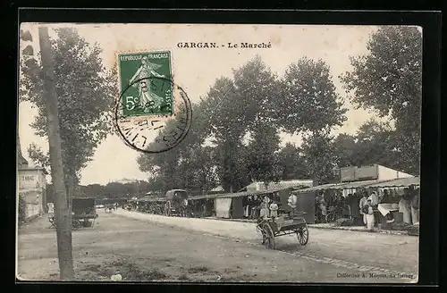 AK Gargan, Le Marché