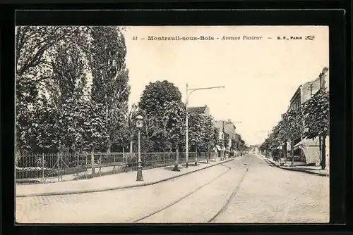 AK Montreuil-sous-Bois, Avenue Pasteur