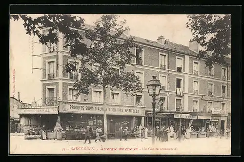 AK Saint-Ouen, Avenue Michelet, Un Centre comercial