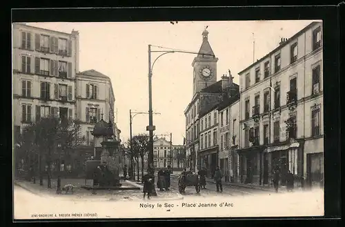 AK Noisy-le-Sec, Place Jeanne d`Arc