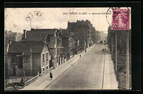 AK Noisy-le-Sec, Avenue Galliéni