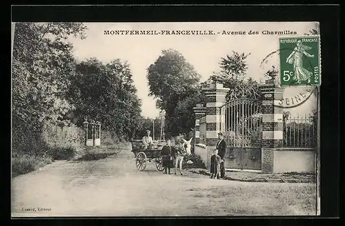 AK Montfermeil-Franceville, Avenue des Charmilles