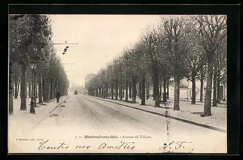 AK Montreuil-sous-Bois, Avenue de Villiers
