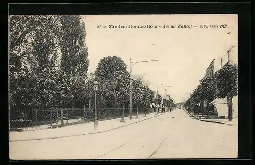 AK Montreuil-sous-Bois, Avenue Pasteur