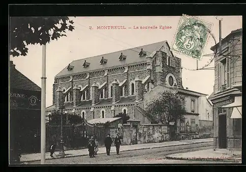 AK Montreuil, La nouvelle Eglise