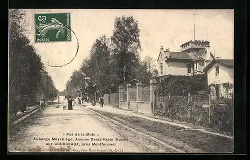 AK Coudreaux, Auberge Moyen-âge, Avenue Denis-Papin