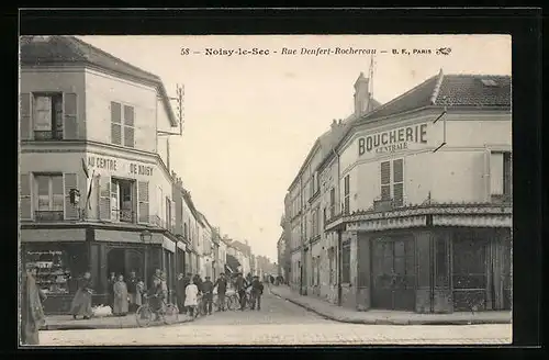 AK Noisy-Le-Sec, Rue Denfert-Rochereau