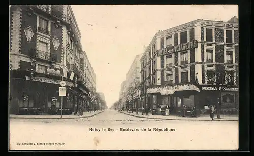 AK Noisy-Le-Sec, Boulevard de la République