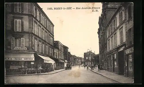 AK Noisy-Le-Sec, Rue Anatole-France
