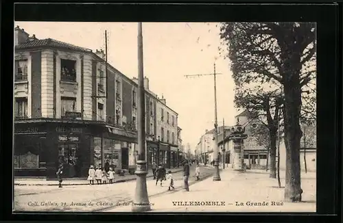 AK Villemomble, La Grande Rue