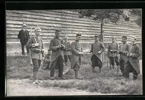 AK Französische Kriegsgefangene