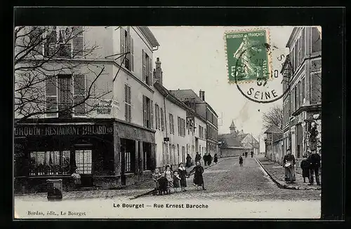 AK Le Bourget, Rue Ernest Baroche