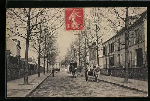 AK Epinay, Boulevard de Gennevilliers