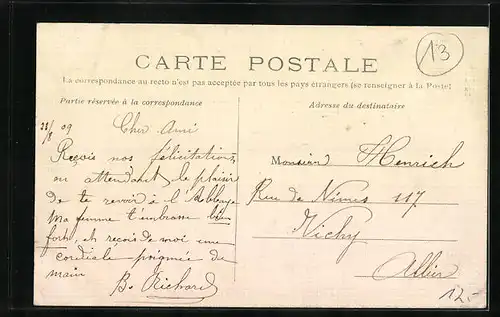 AK Freinville-l`Abbaye, Rue Colbert