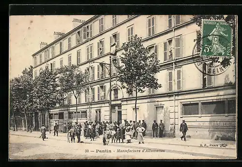 AK Pantin, Manufacture d`Allumettes
