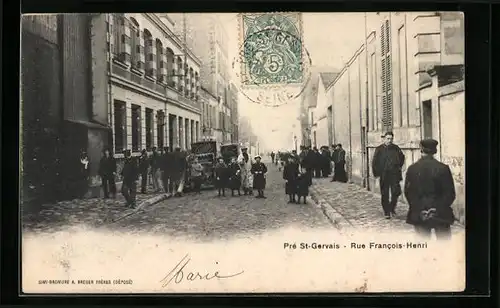 AK Pré St-Gervais, Rue Francois-Henri