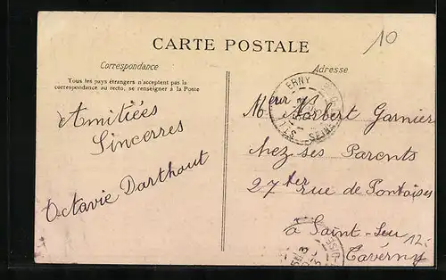 AK Le Raincy, Allée Victor Hugo