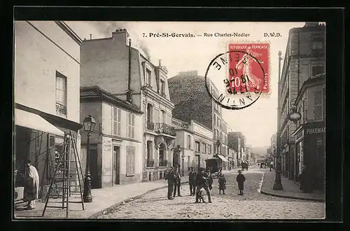 AK Pré-Saint-Gervais, Rue Charles-Nodier