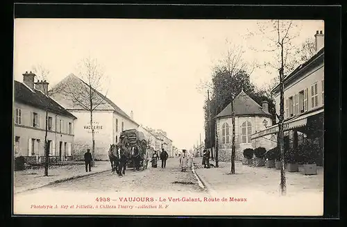 AK Vaujours, Le Vert-Galant, Route de Meaux