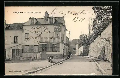 AK Vaujours, Rue de Coubron