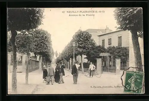 AK Neuilly-Plaisance, Avenue de la Prairie