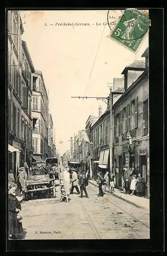 AK Pré-Saint-Gervais, La Grande Rue