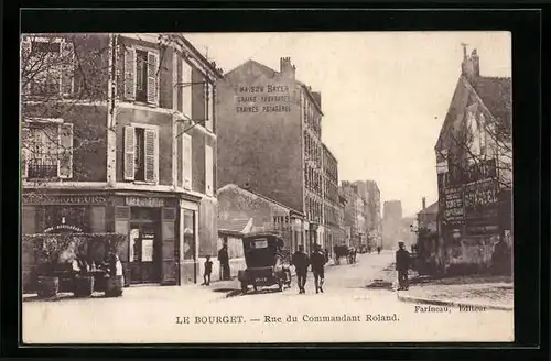 AK Le Bourget, Rue du Commandant Roland