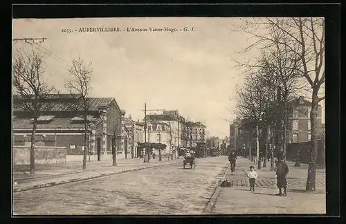 AK Aubervilliers, L`Avenue Victor-Hugo