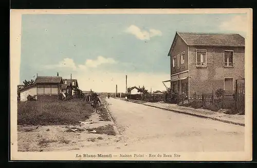 AK Le Blanc-Mesnil, Maison Picini, Rue du Beau Site