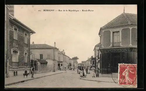 AK Bobigny, Rue de la République, Rond-Point