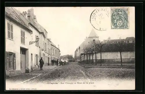 AK Villepinte, Rue Croupet et bout de la Place