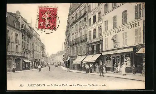 AK Saint-Denis, La Rue de Paris